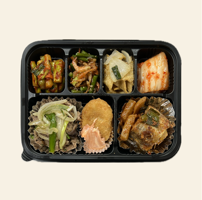 육칸도시락(7찬)