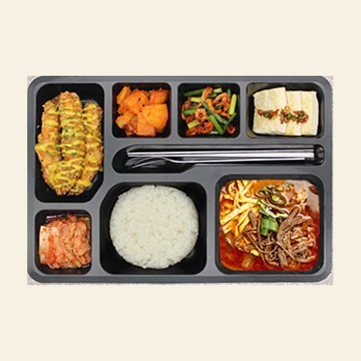 한판 도시락(5찬)