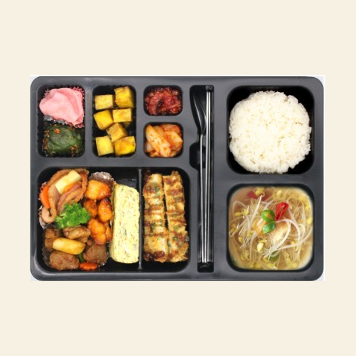 다원 진품 도시락(8-9찬)
